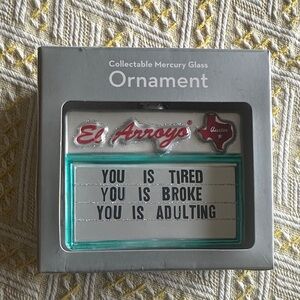 El Arroyo Collectable Mercury Glass Ornament